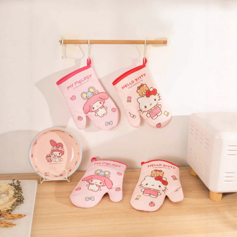Hello Kitty Kuromi Silicone Gl - Oven Mitt Silicone 评论和价格