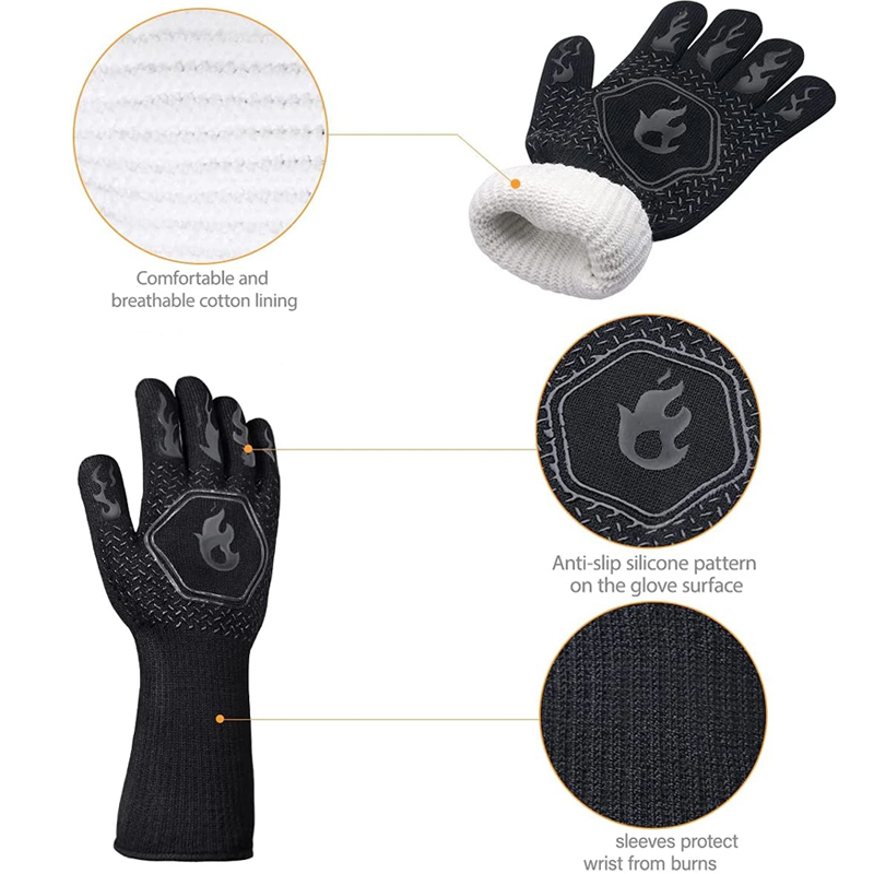 1 Pair Oven Gloves, Oven Mitts - Oven Mitt Silicone 评论和价格