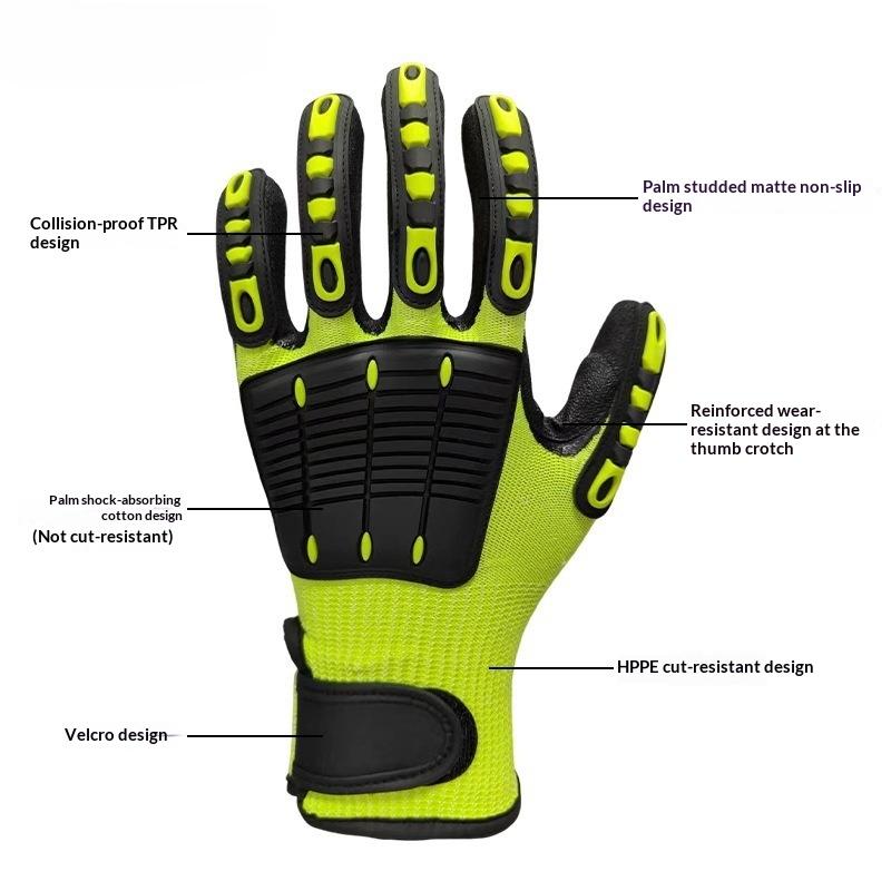 1 Pair Cut & Impact Resistant  - Work Glove Impact 评论和价格