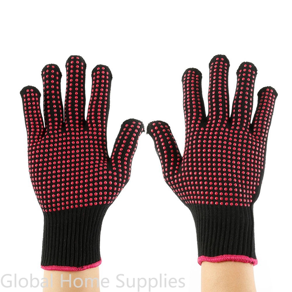 Barbecue Anti-scald Gloves Mic - Oven Mitt Silicone 评论和价格
