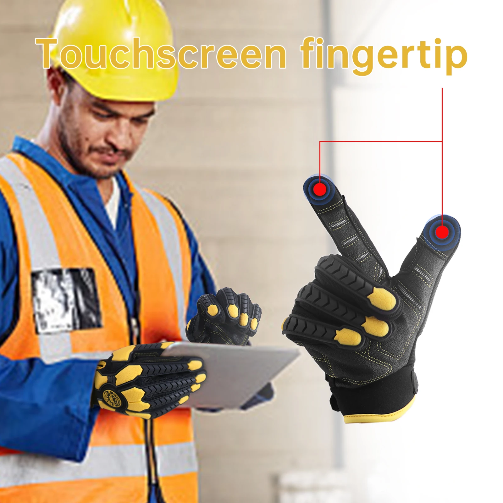 Heavy Duty Work Gloves, Cut 6  - Work Glove Impact 评论和价格