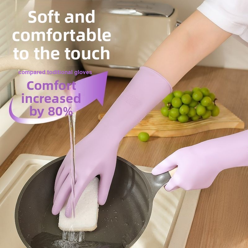Latex Dish Washing Gloves,with - Rubber Glove Cleaning 评论和价格