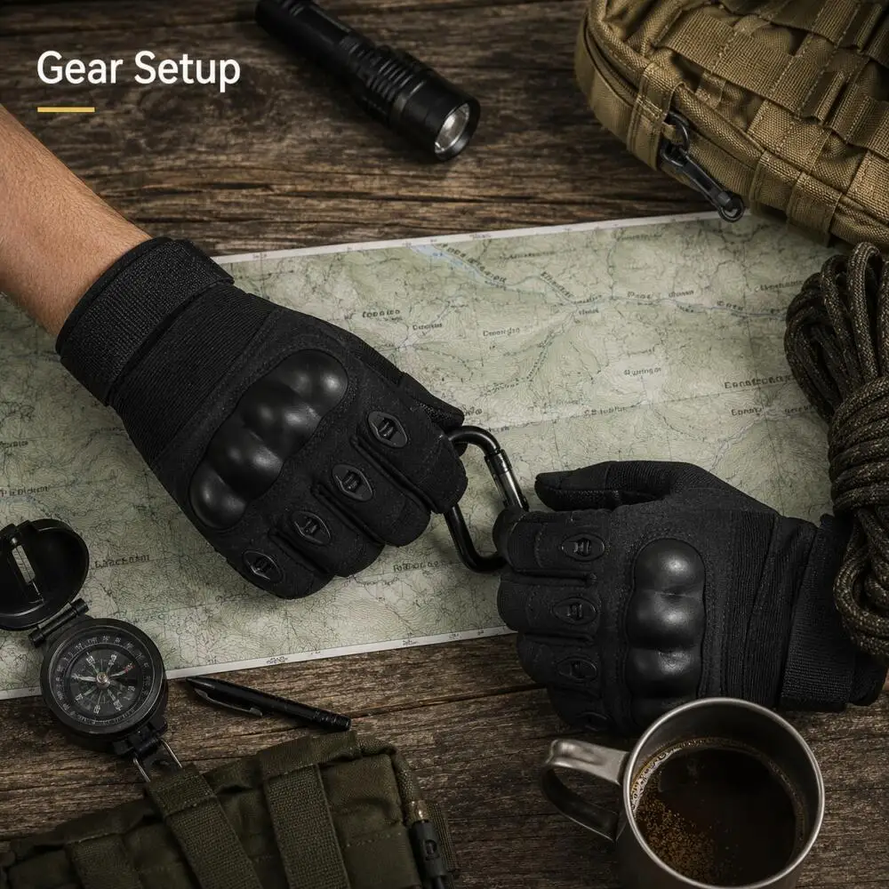 Hard Impact-Resistant Tactical - Work Glove Impact 评论和价格