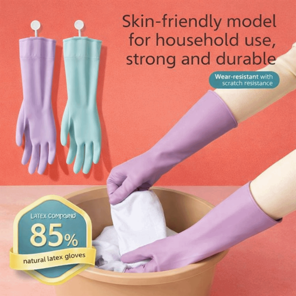 Latex Dish Washing Gloves with - Dish Glove Rubber 评论和价格