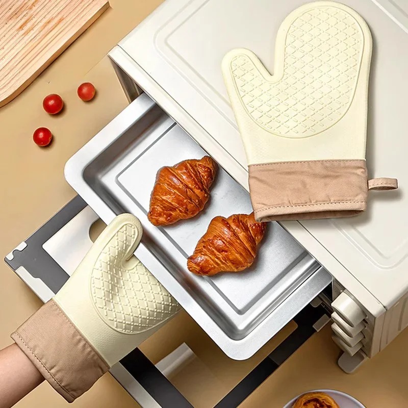 1PC Heat-Resistant Silicone Ov - Oven Mitt Silicone 评论和价格
