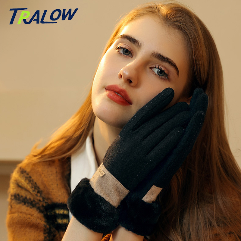 TRALOW Women's Winter Knit Tou - Wool Glove Lined 评论和价格