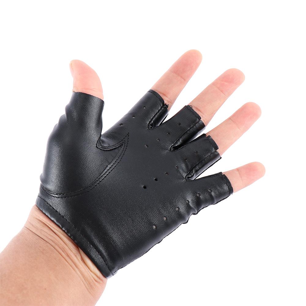 Fashion Fingerless Gloves Hot  - Leather Driving Glove 评论和价格