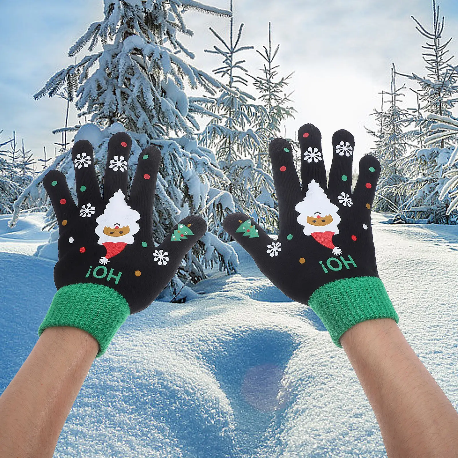 1-20Pairs Winter Knit Gloves T - Wool Glove Lined 评论和价格