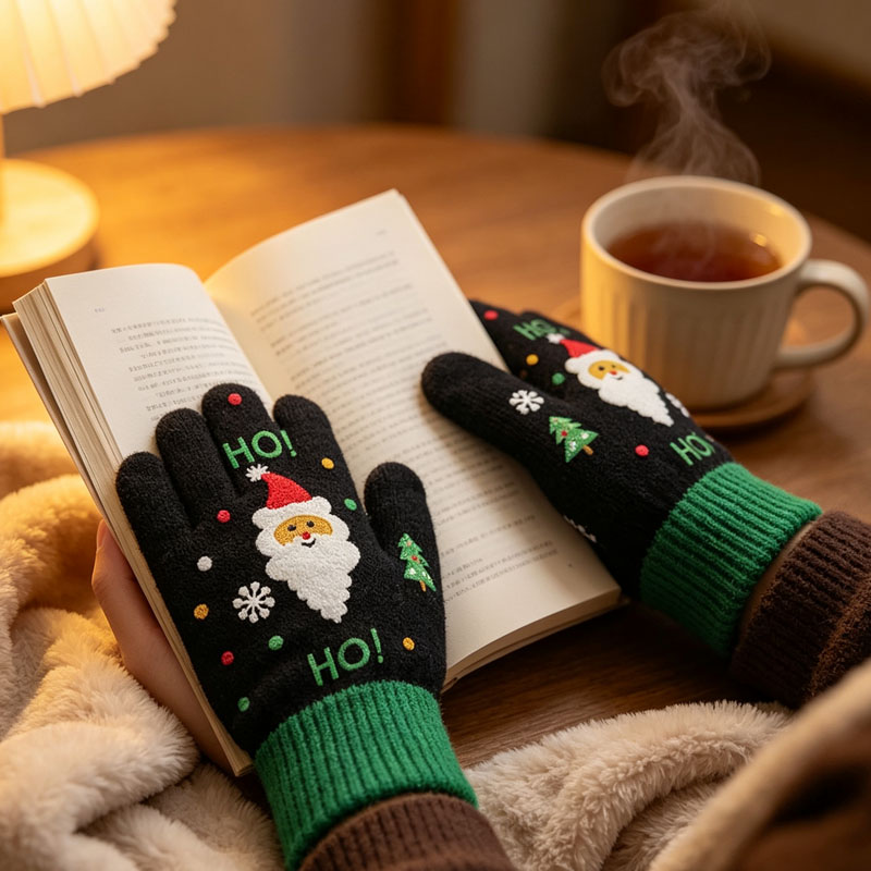 1-20Pairs Winter Knit Gloves T - Wool Glove Lined 评论和价格