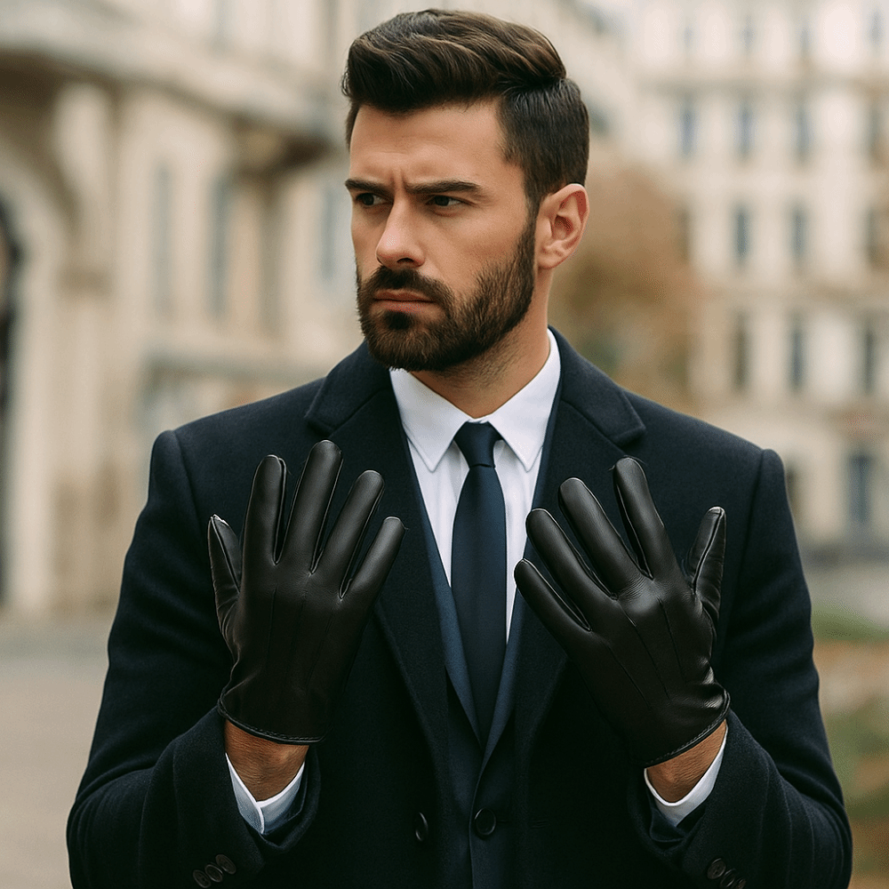 Fashion Black Driving Gloves P - Leather Driving Glove 评论和价格