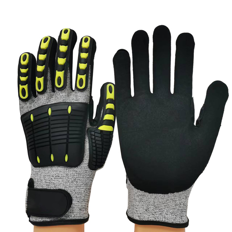 Anti Vibration Gloves SBR Padd - Work Glove Impact 评论和价格