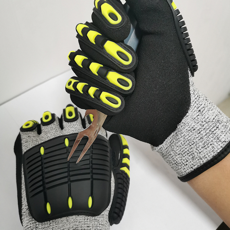 Anti Vibration Gloves SBR Padd - Work Glove Impact 评论和价格