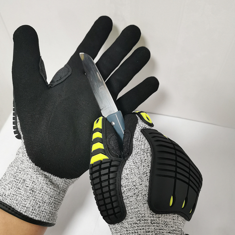 Anti Vibration Gloves SBR Padd - Work Glove Impact 评论和价格
