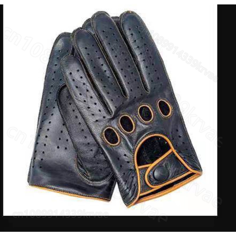 Breathable Driving Gloves Men' - Leather Driving Glove 评论和价格