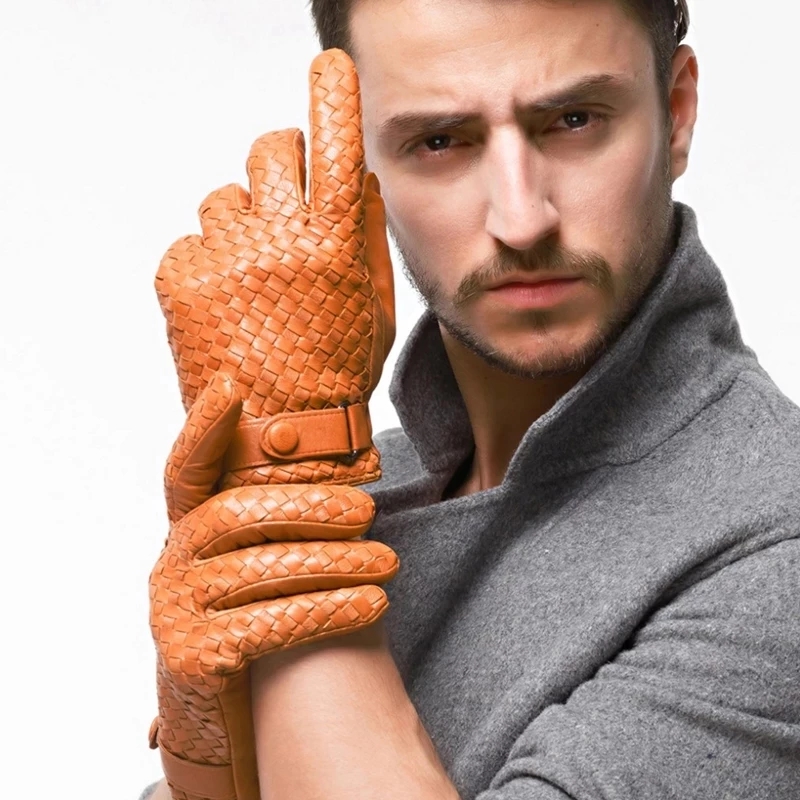 2022 New Mens Gloves High Qual - Leather Driving Glove 评论和价格