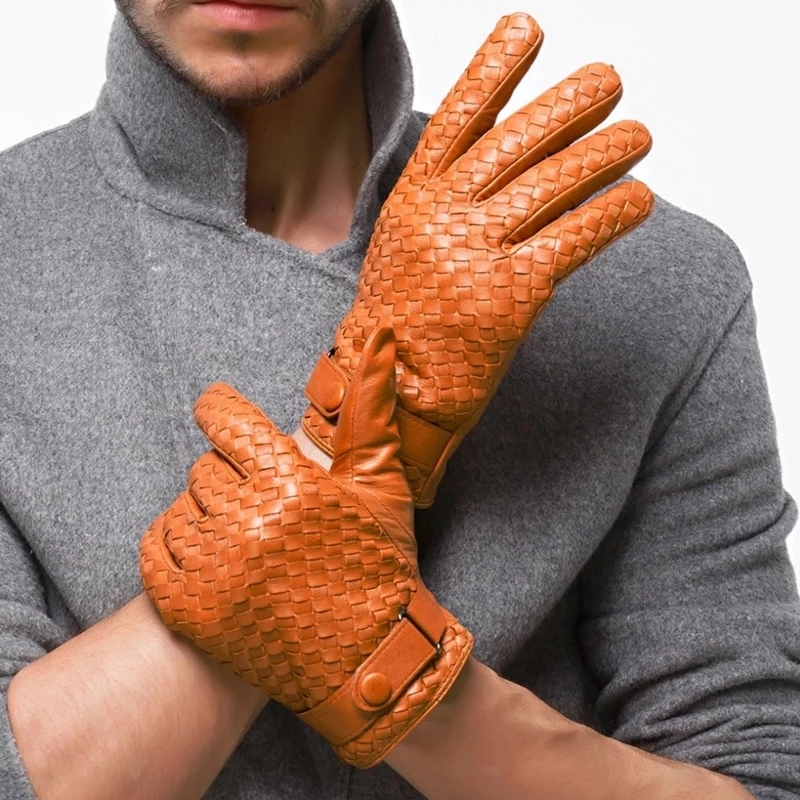 2022 New Mens Gloves High Qual - Leather Driving Glove 评论和价格