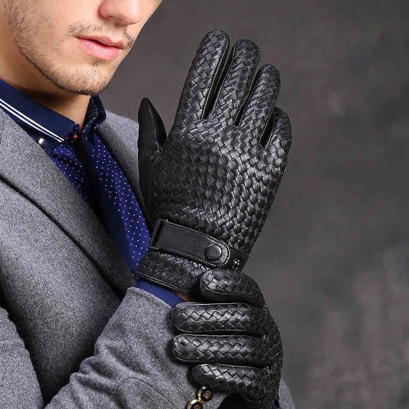 2022 New Mens Gloves High Qual - Leather Driving Glove 评论和价格