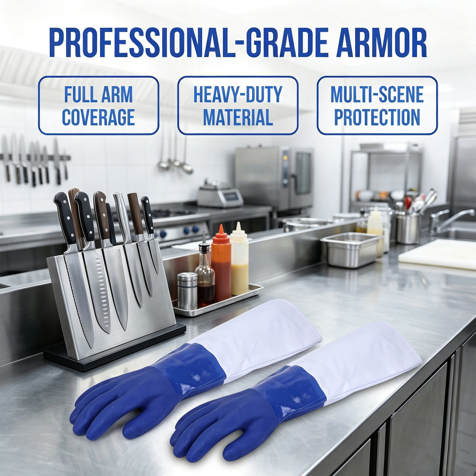 1Pair Sandblasting Cabinet Rub - Rubber Glove Cleaning 评论和价格
