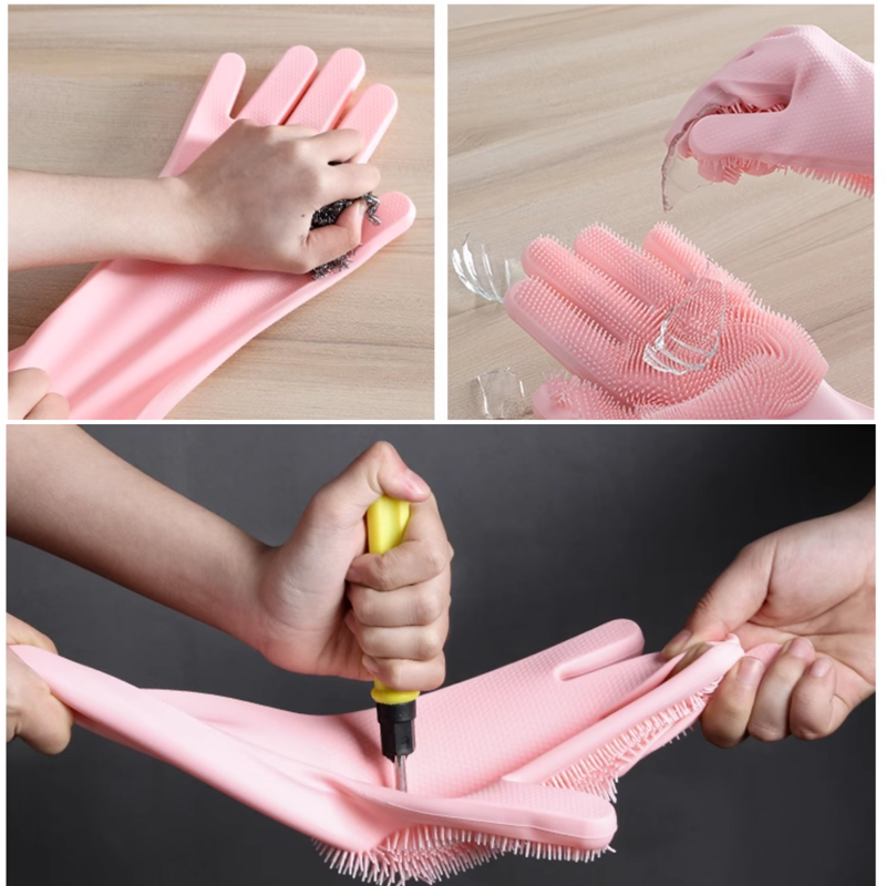 Dishwashing Cleaning Gloves Ma - Dish Glove Rubber 评论和价格