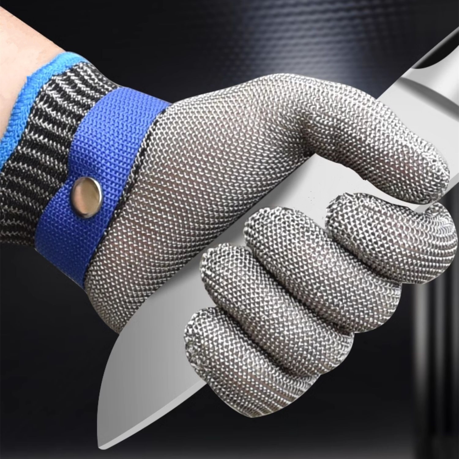 Anti-cut Mesh Metal Glove Safe - Cut Resistant Glove 评论和价格