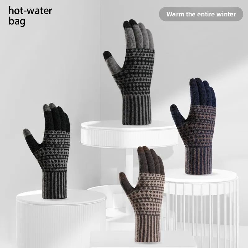 New Cross Border Touchscreen G - Wool Glove Lined 评论和价格