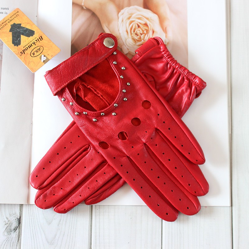 Summer Driving All Finger Leat - Leather Driving Glove 评论和价格