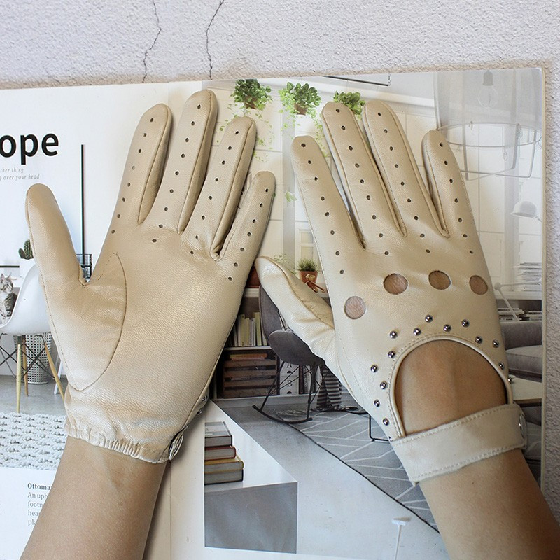 Summer Driving All Finger Leat - Leather Driving Glove 评论和价格